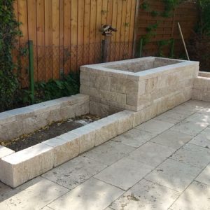 Travertin Naturel Terrassenplatten