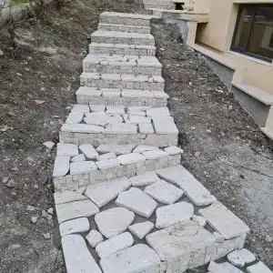 Granit Dunkelgrau Anthrazit  Terrassenplatten