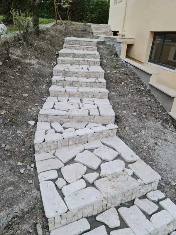 Granit Dunkelgrau Anthrazit  Terrassenplatten