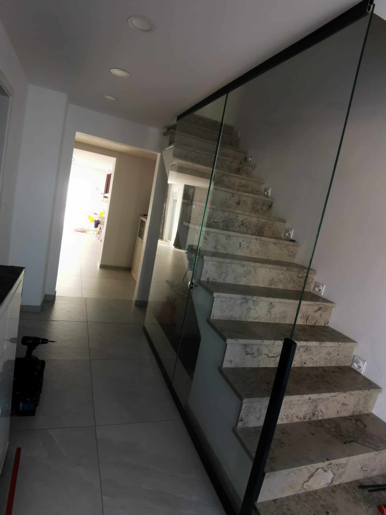 Treppengeländer Glas