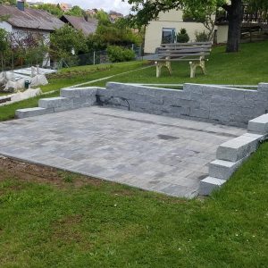 Granit Bergama Grey Mauersteine 15x20x40cm