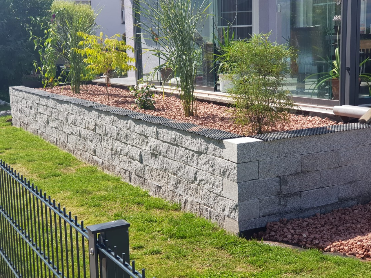 Granit Bergama Grey Mauersteine 15x20x40cm