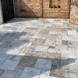 Travertin Silber Terrassenplatten