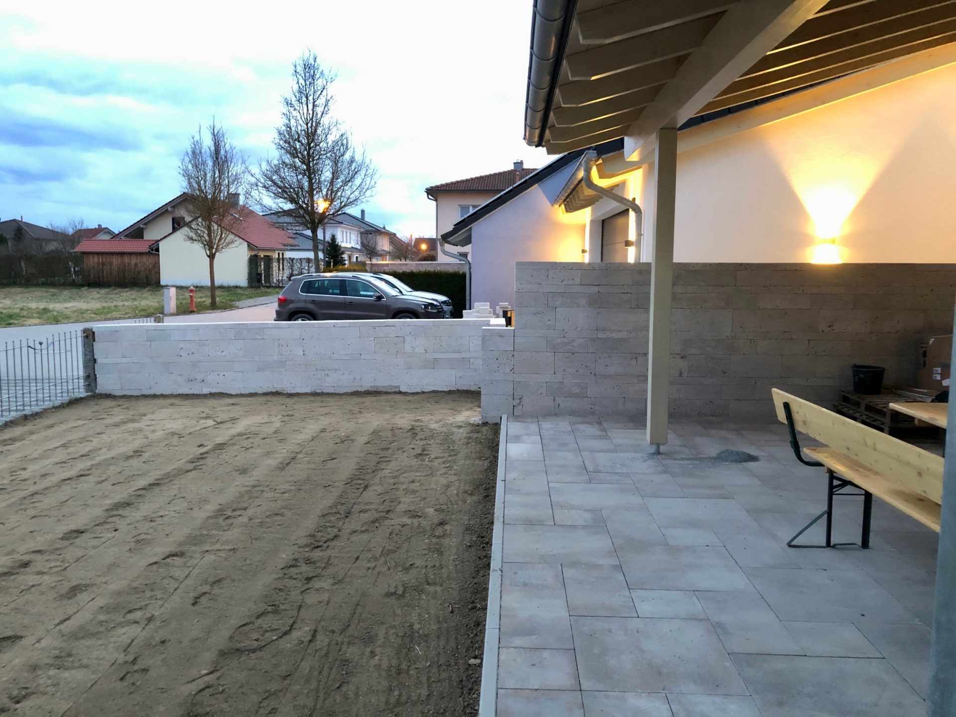 Travertin Light Mauersteine