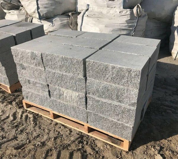 Mauersteine aus Granit | Stoß und Lagerfugen gesägt | 15x20x40