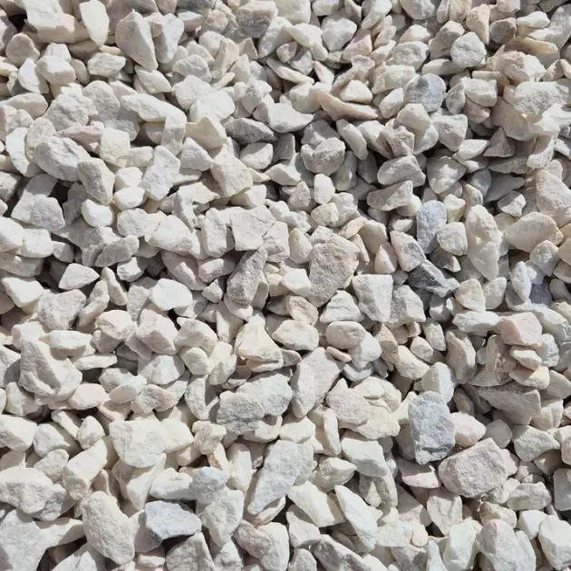 Kristallmarmorsplitt | Weiß | 16mm - 22mm