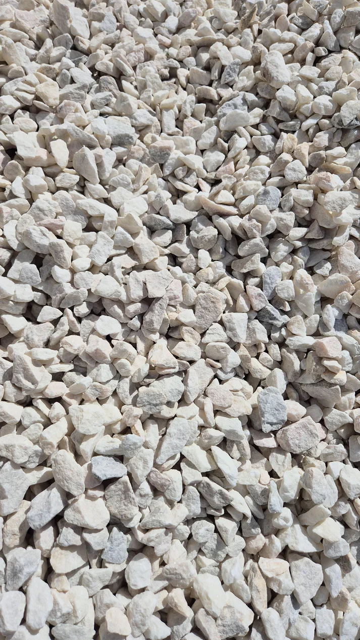 Kristallmarmorsplitt | Weiß | 16mm - 22mm