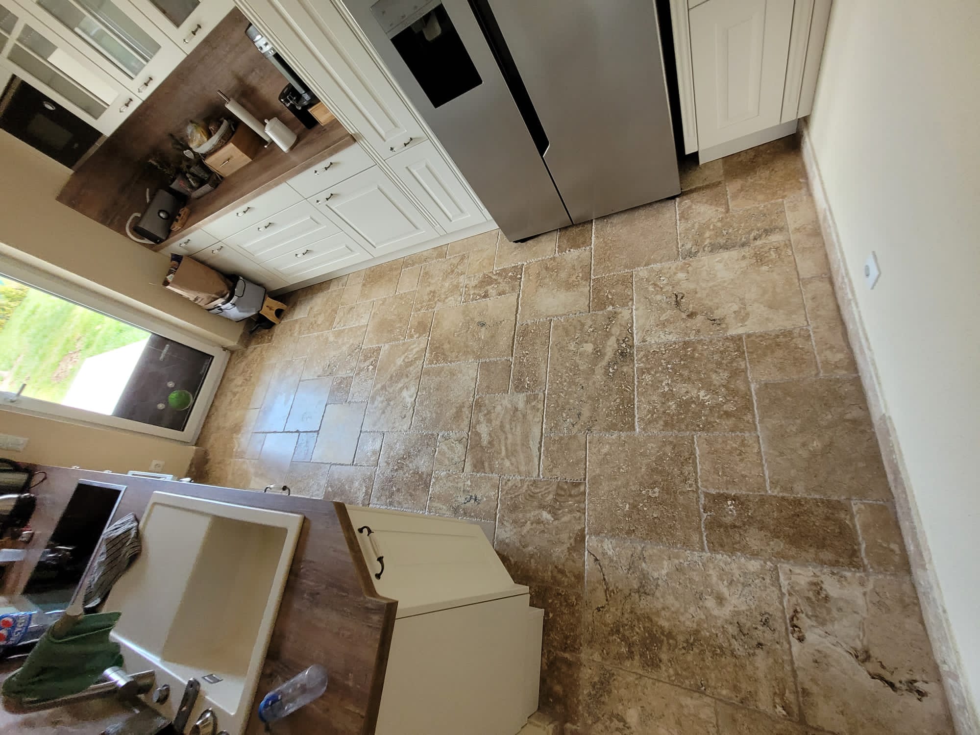 Travertin Gold Terrassenplatten - Görsel 12