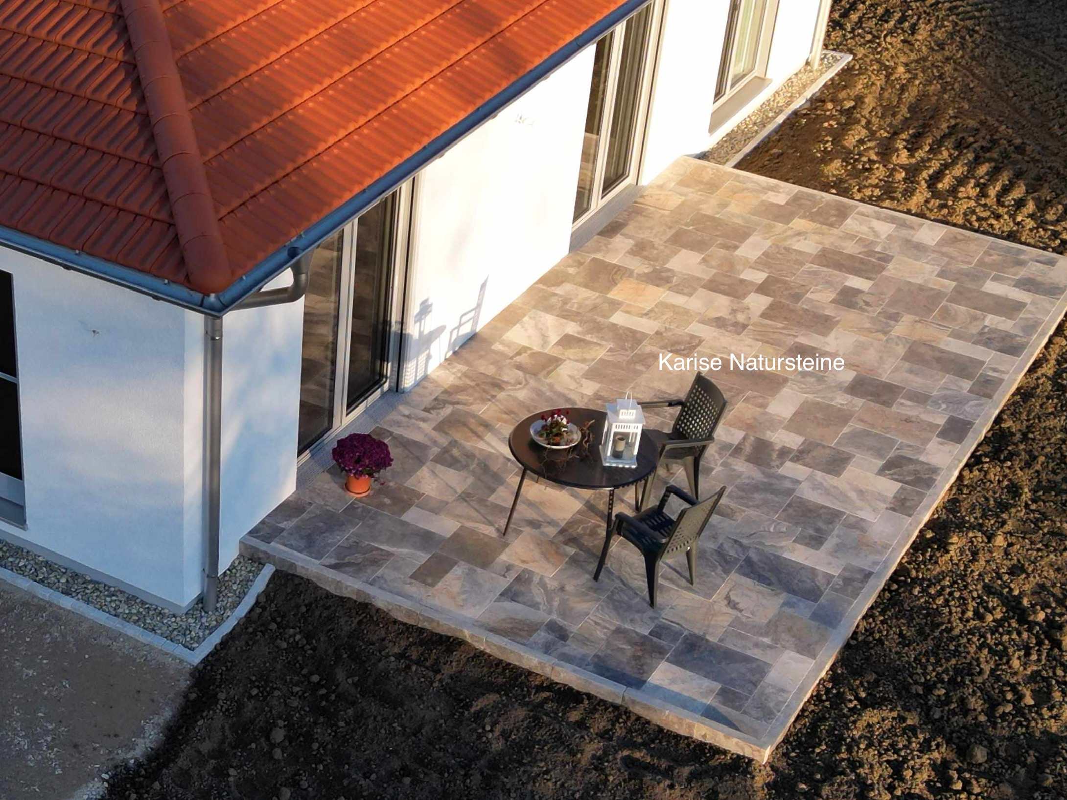 Granit Bergama Grey Terrassenplatten - Görsel 6