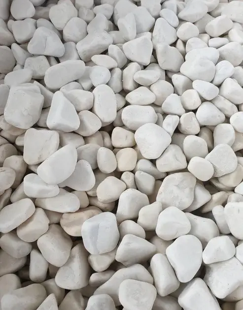 Kiesel aus Dolomit in Schneeweiß | 1-6cm
