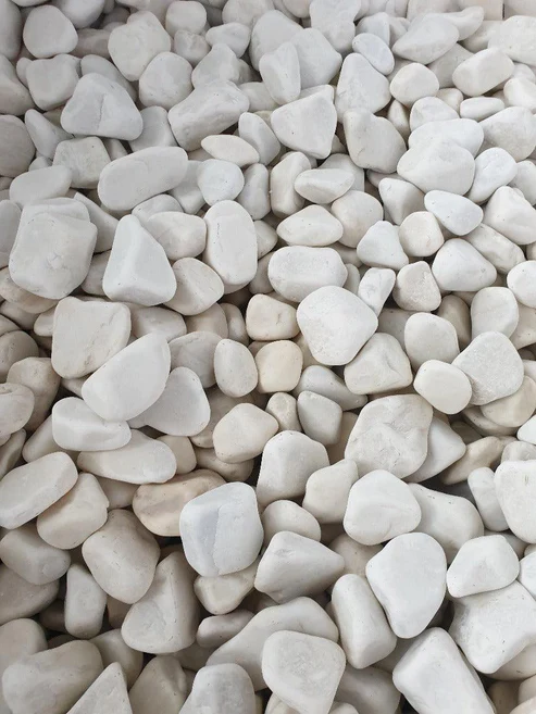 Kiesel aus Dolomit in Schneeweiß | 1-6cm