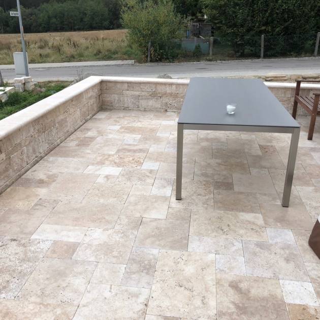 Travertin Assos Terrassenplatten