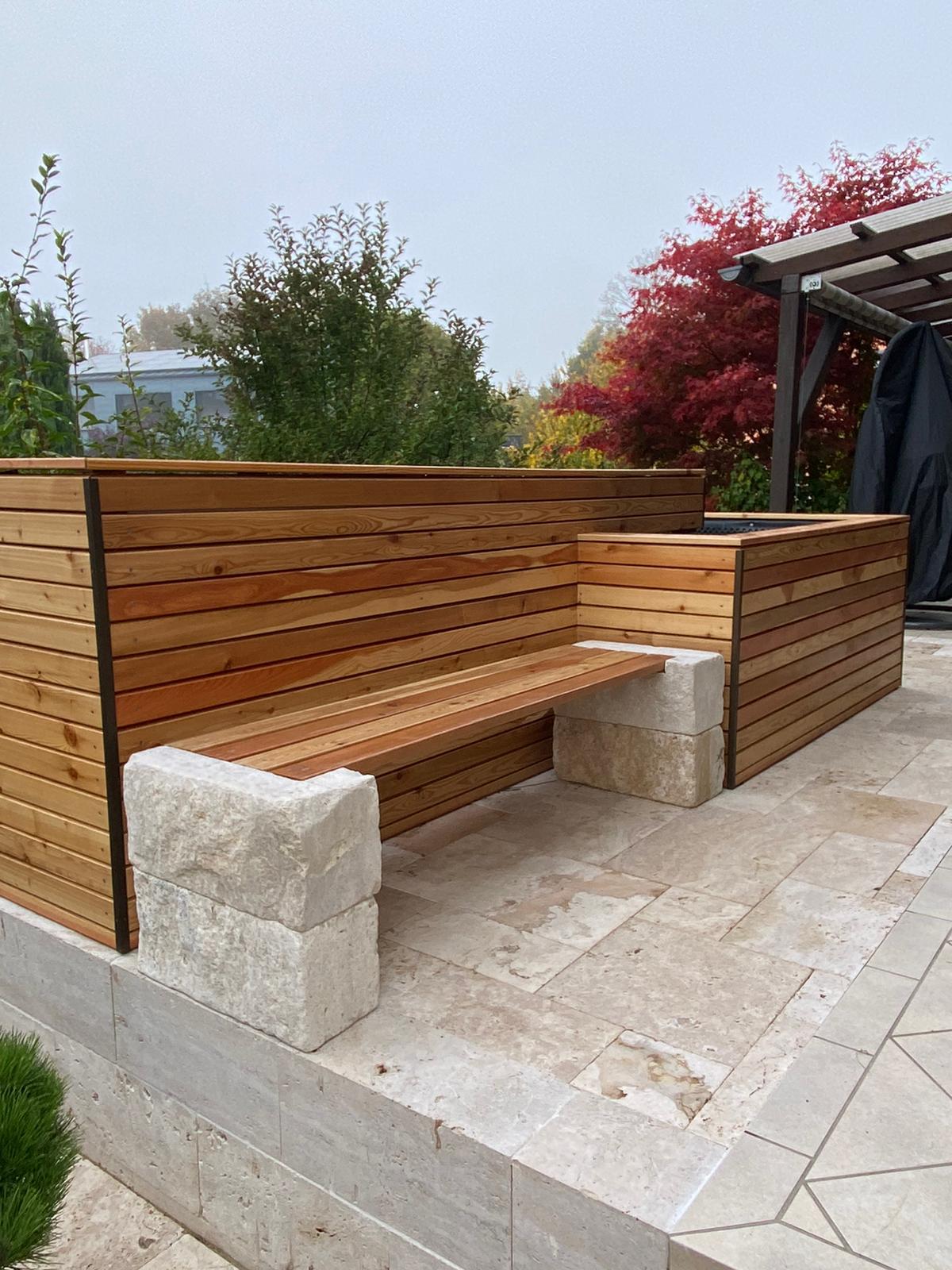 Travertin Gold Terrassenplatten - Görsel 28