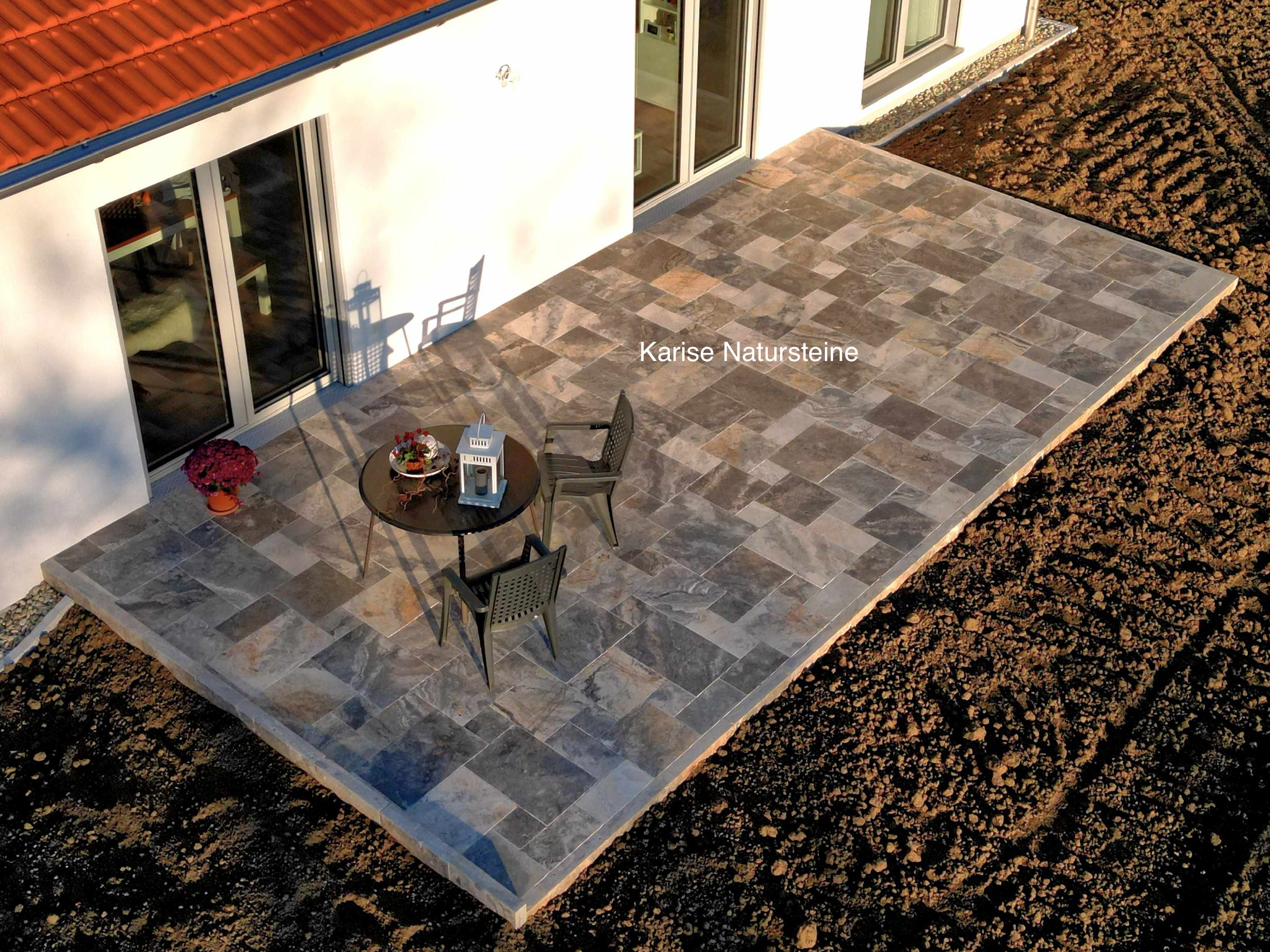 Granit Bergama Grey Terrassenplatten - Görsel 4