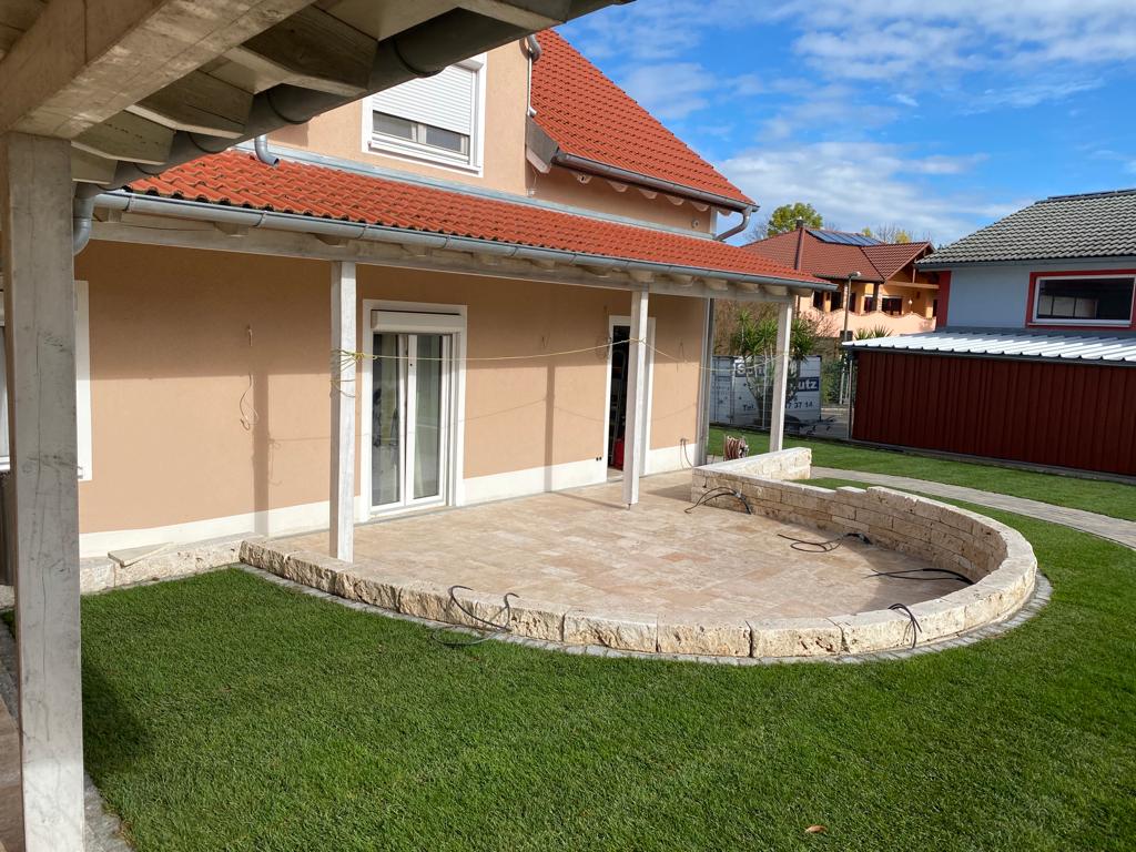 Travertin Gold Terrassenplatten - Görsel 33