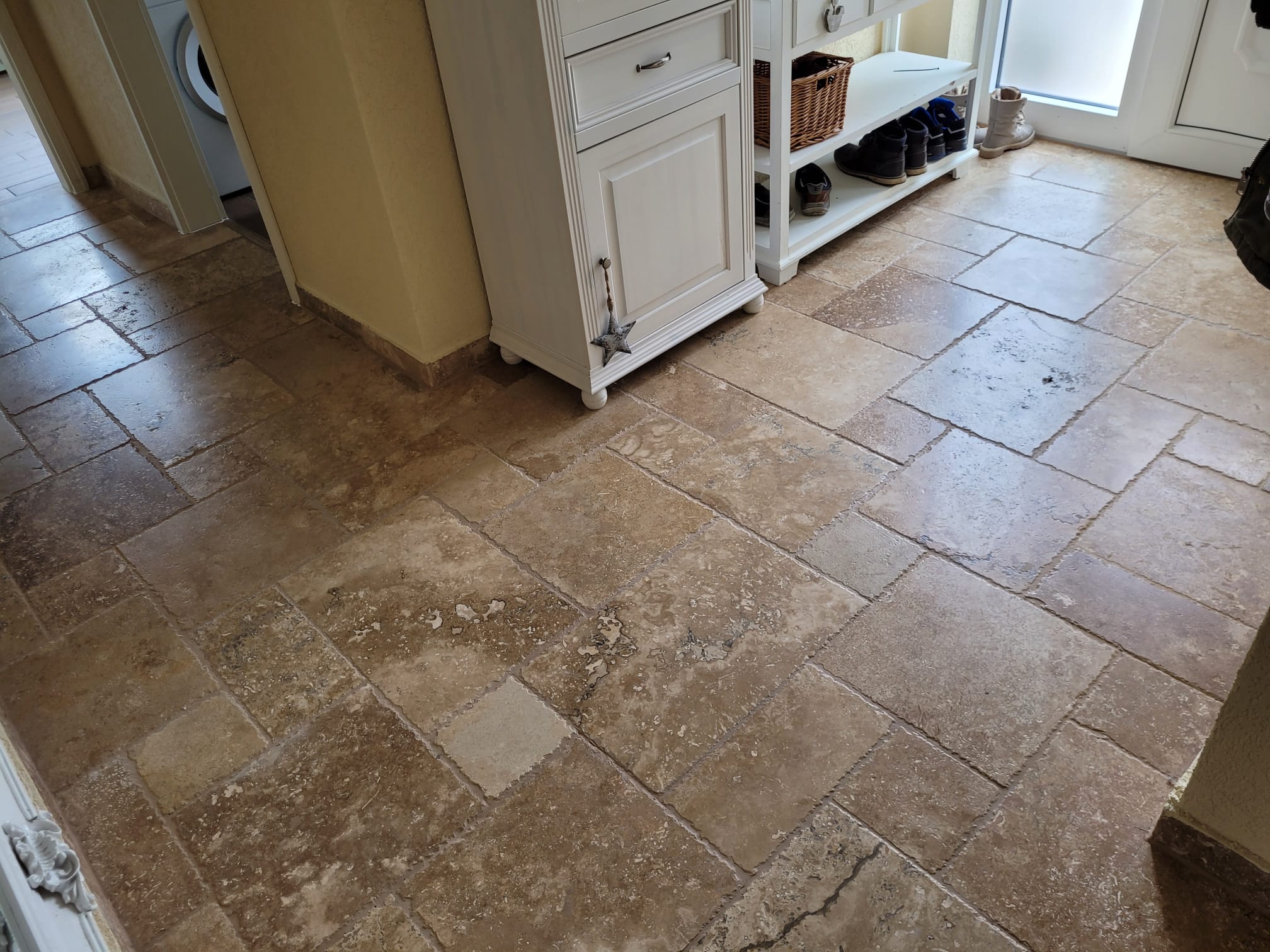 Travertin Assos Natursteinfliesen 1,2cm - Görsel 5