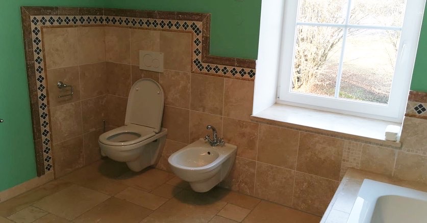 Travertin Gold Terrassenplatten - Görsel 42