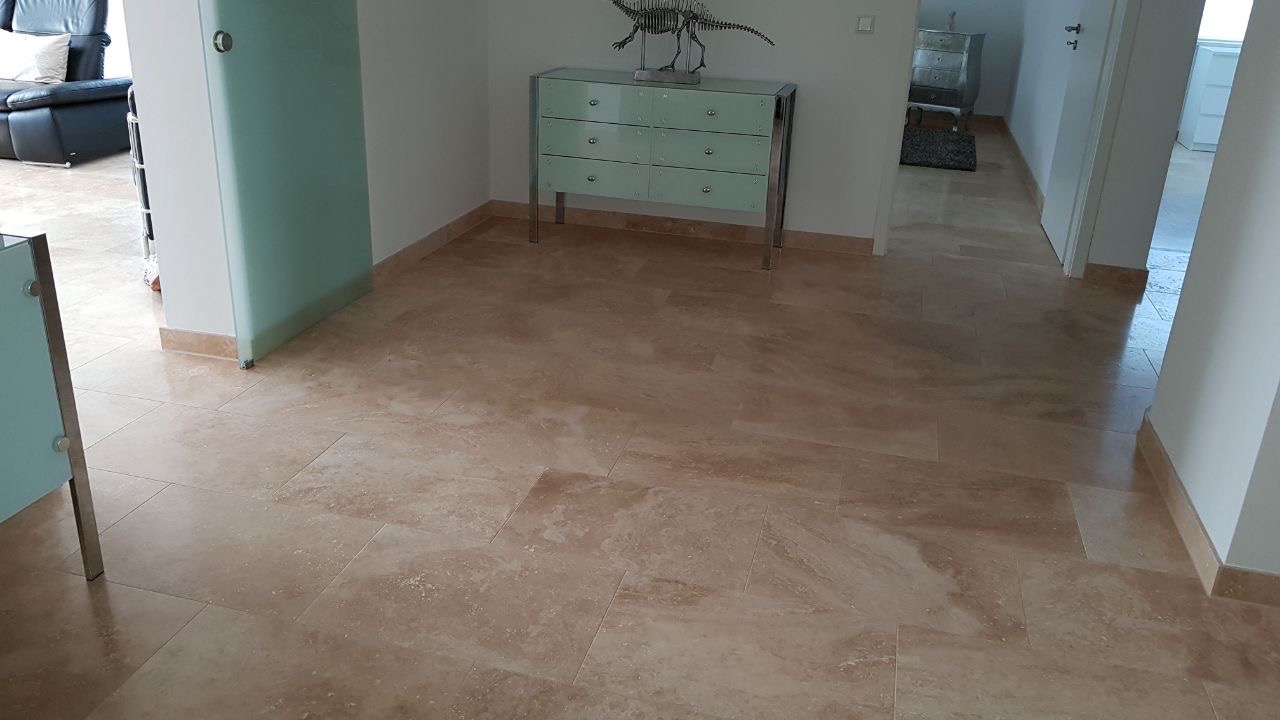 Travertin Gold Terrassenplatten - Görsel 55