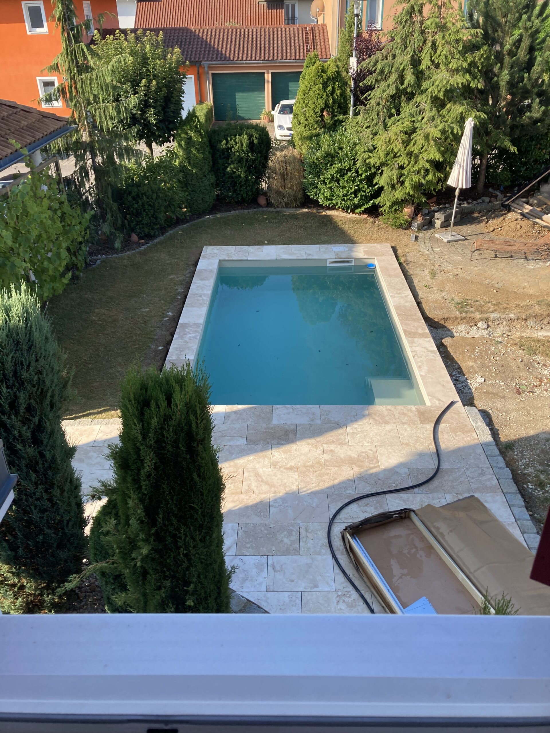 Travertin Gold Terrassenplatten - Görsel 60