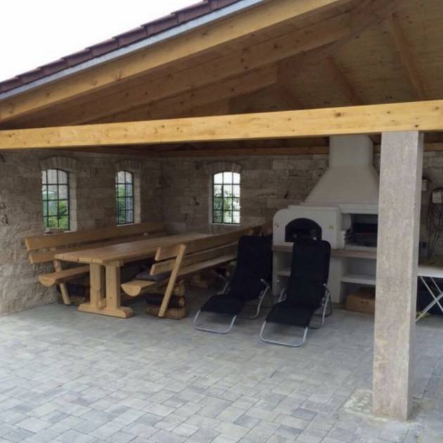 Travertin Assos Mauersteine