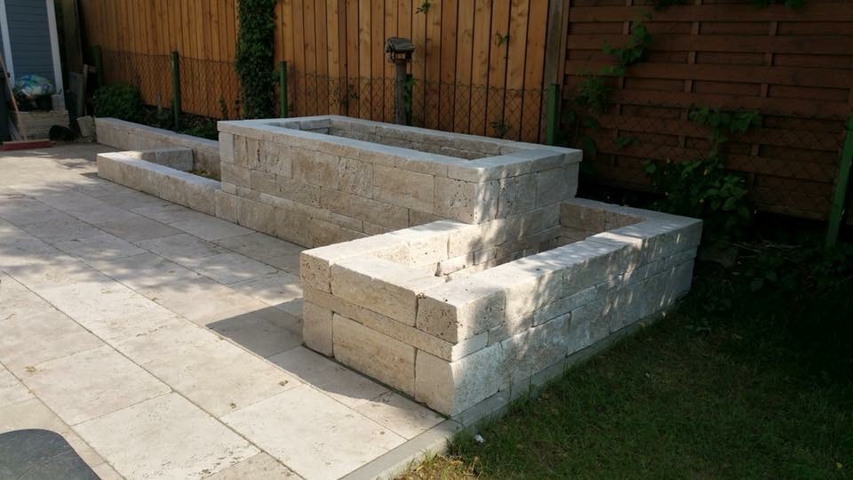 Travertin Naturel Terrassenplatten - Görsel 2