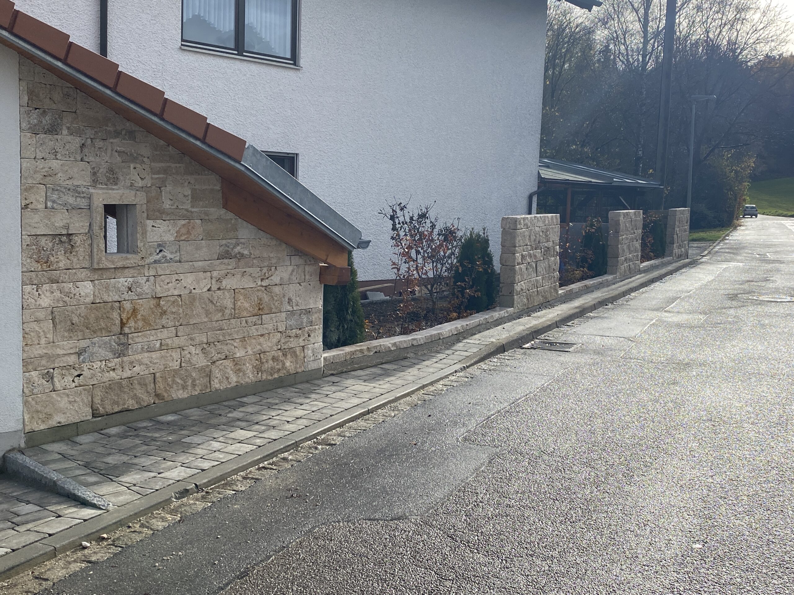 Travertin Gold Terrassenplatten - Görsel 66