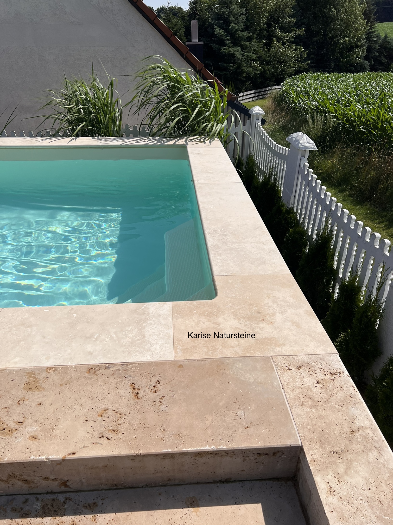 Travertin Gold Terrassenplatten - Görsel 68