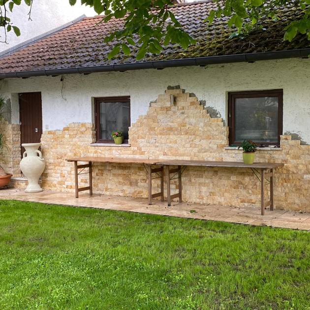 Travertin Gold Wandverblender