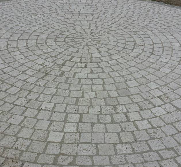 Travertin Assos Pflastersteine