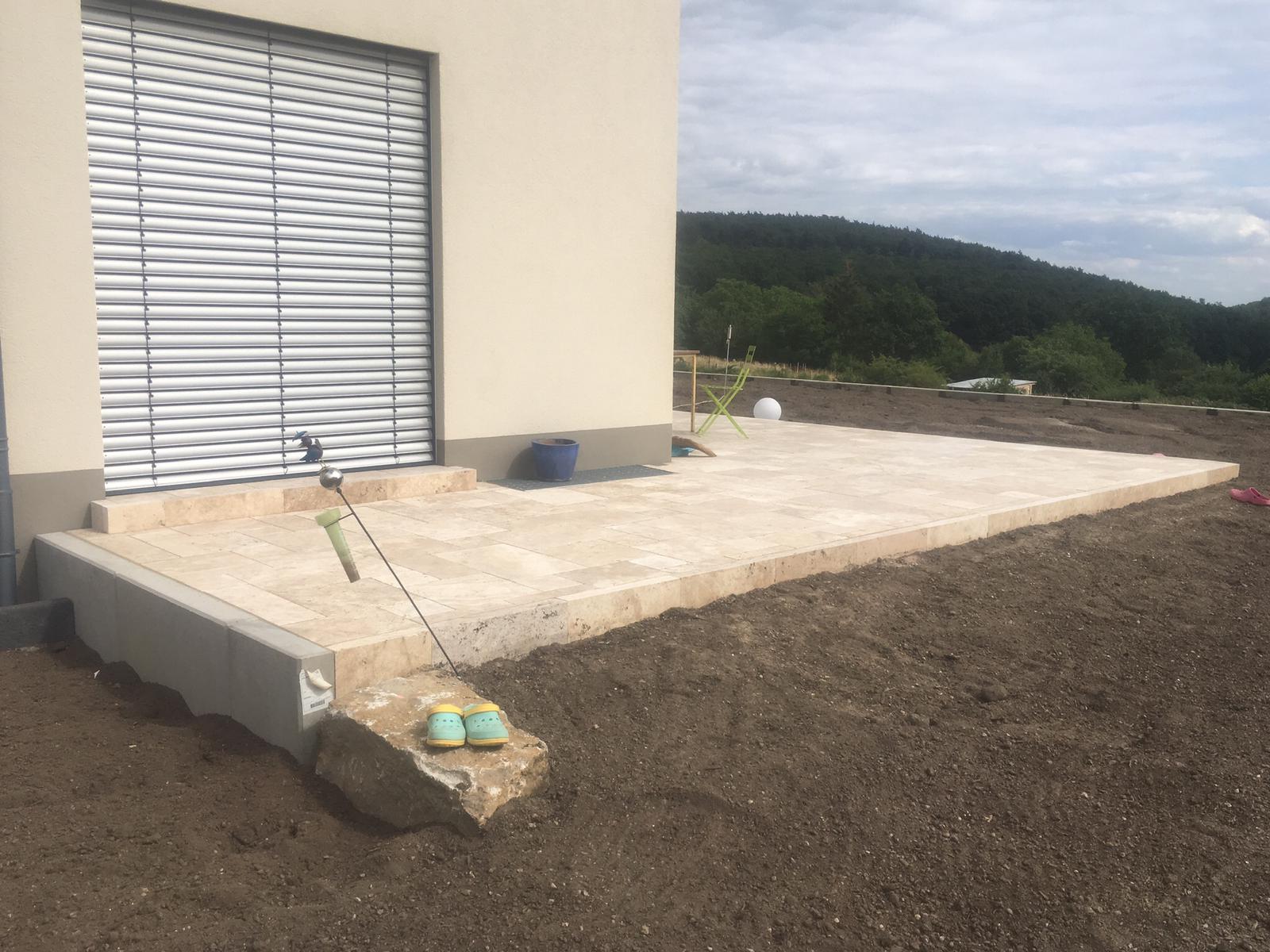 Travertin Assos Terrassenplatten - Görsel 6