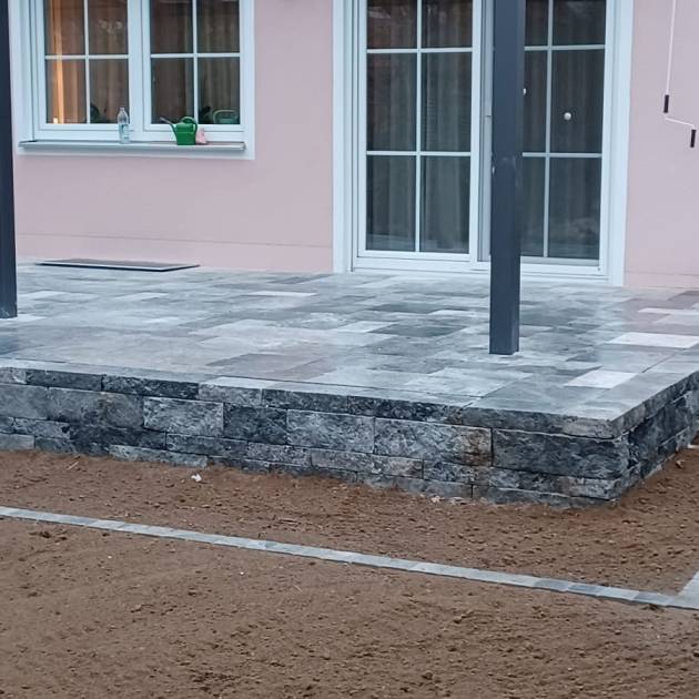 Kalkstein Silber Grey Mauersteine