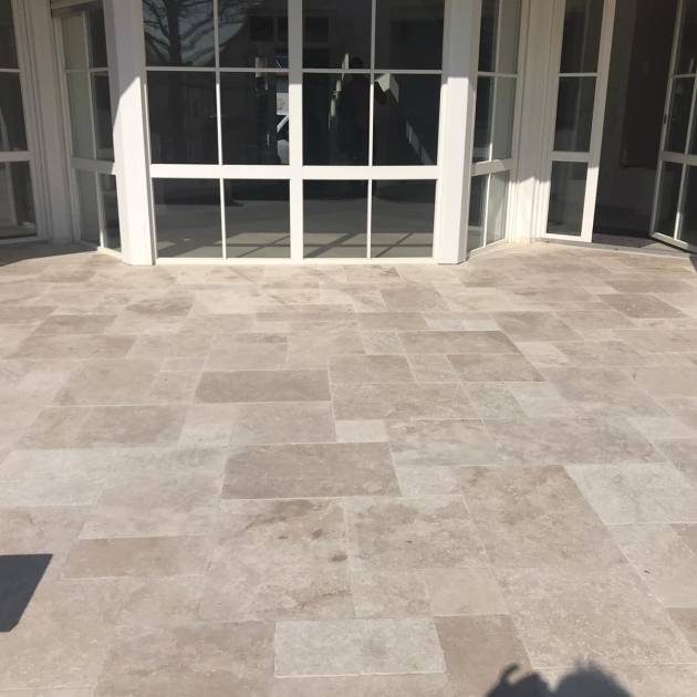 Travertin Miletos Terrassenplatten