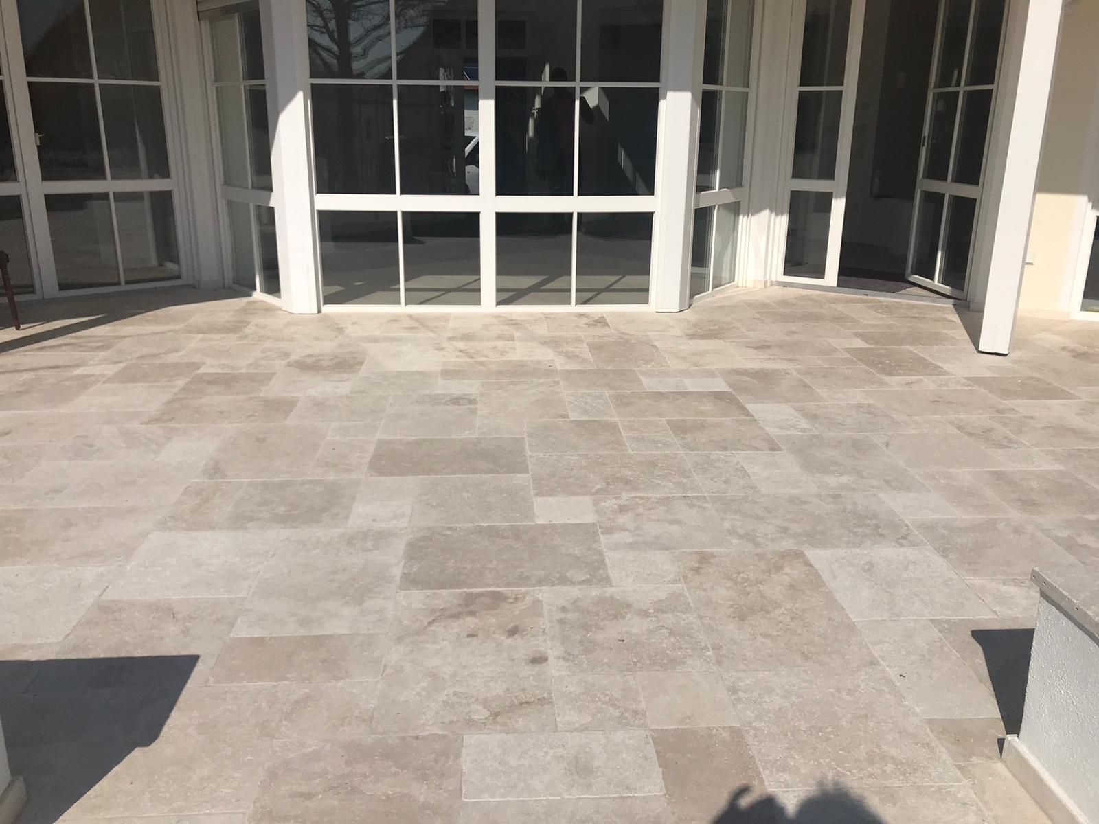 Travertin Miletos Terrassenplatten