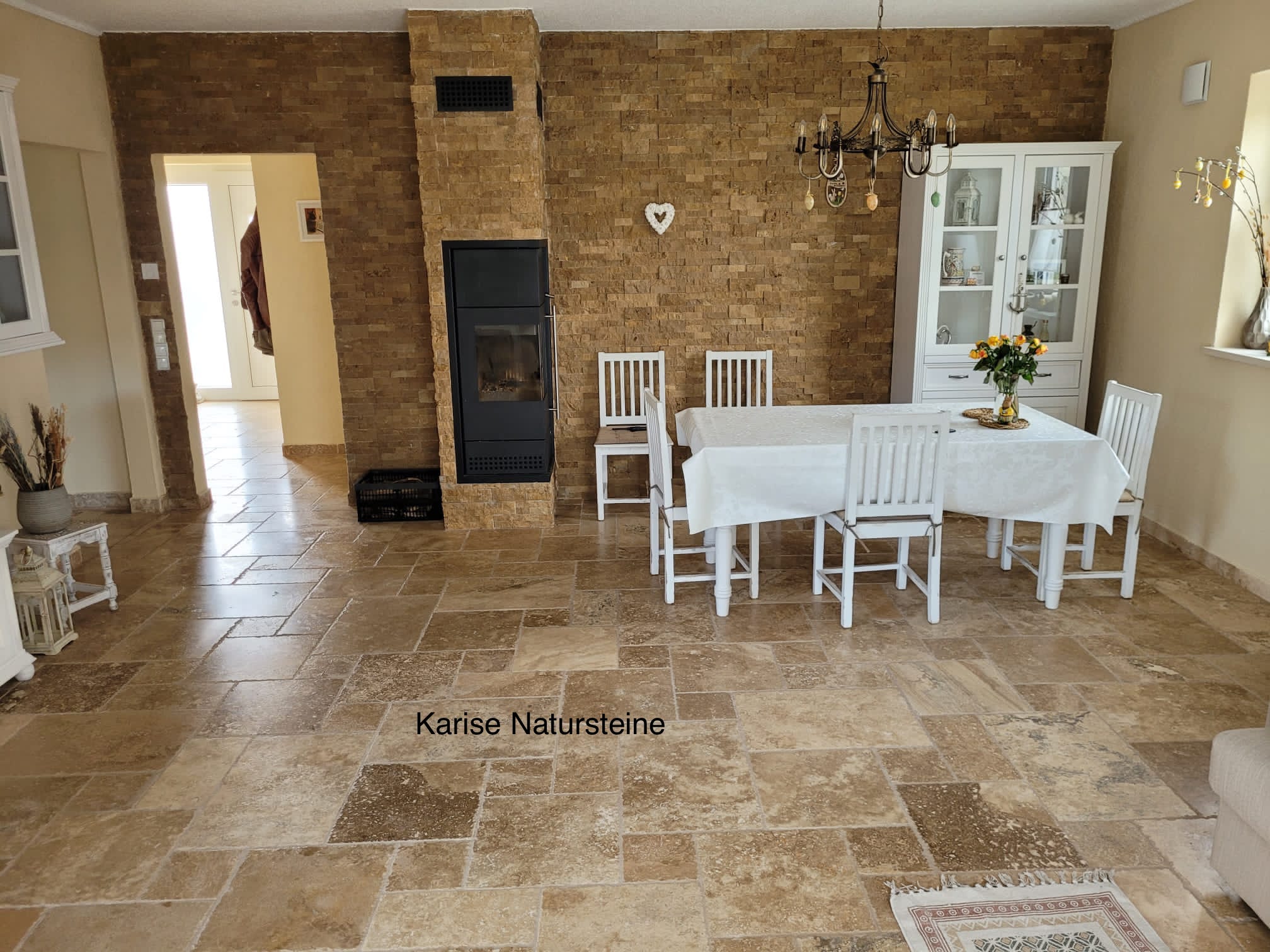 Travertin Assos Natursteinfliesen 1,2cm - Görsel 2