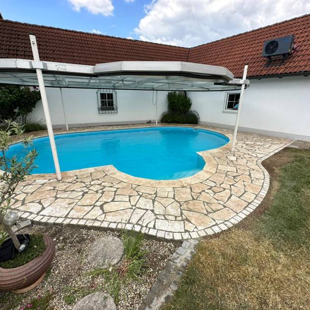 Travertin Classic Polygonalplatten 3 cm – getrommelt