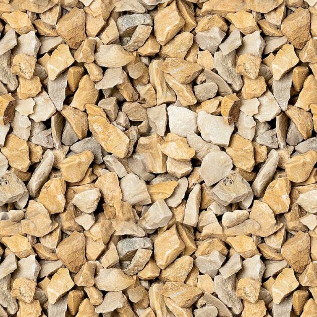 Carrara Marmorsplitt Gelb 16–22 mm – Premium Naturstein aus Italien (inkl. BigBag)