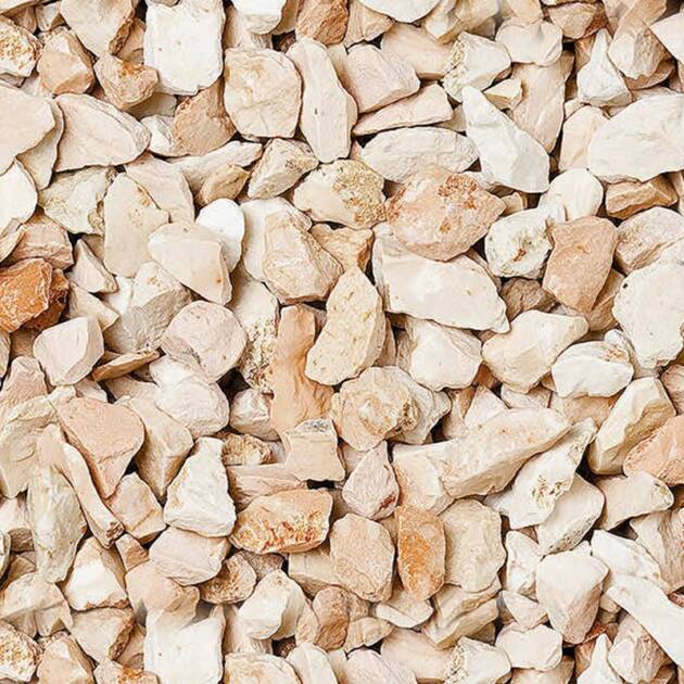 Carrara Marmorsplitt Rosa 16–22 mm – Premium Naturstein aus Italien (inkl. BigBag)