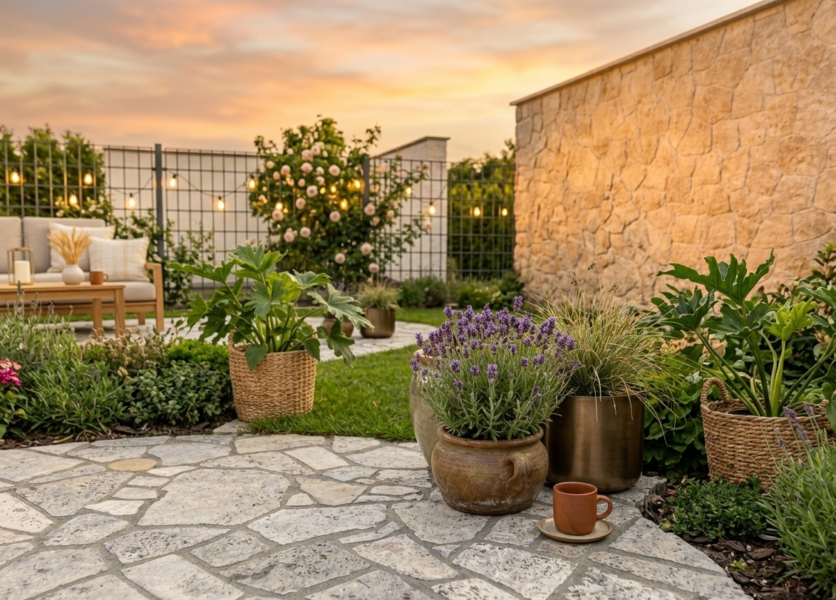 Travertin Wandverblender Silver – polygonal, 2–4 cm, Naturstein Bruchsteinoptik – Bild 2